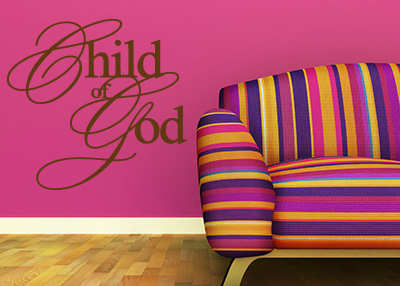 Child of God Vinyl Wall Statement