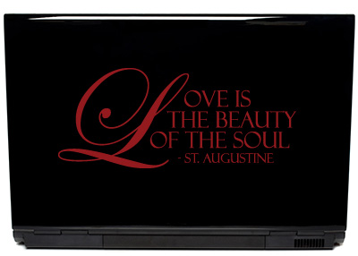 Love Is the Beauty Vinyl Wall Statement