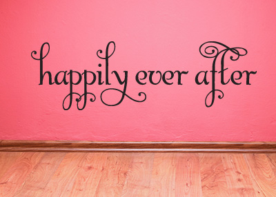 Happily Ever After Vinyl Wall Statement